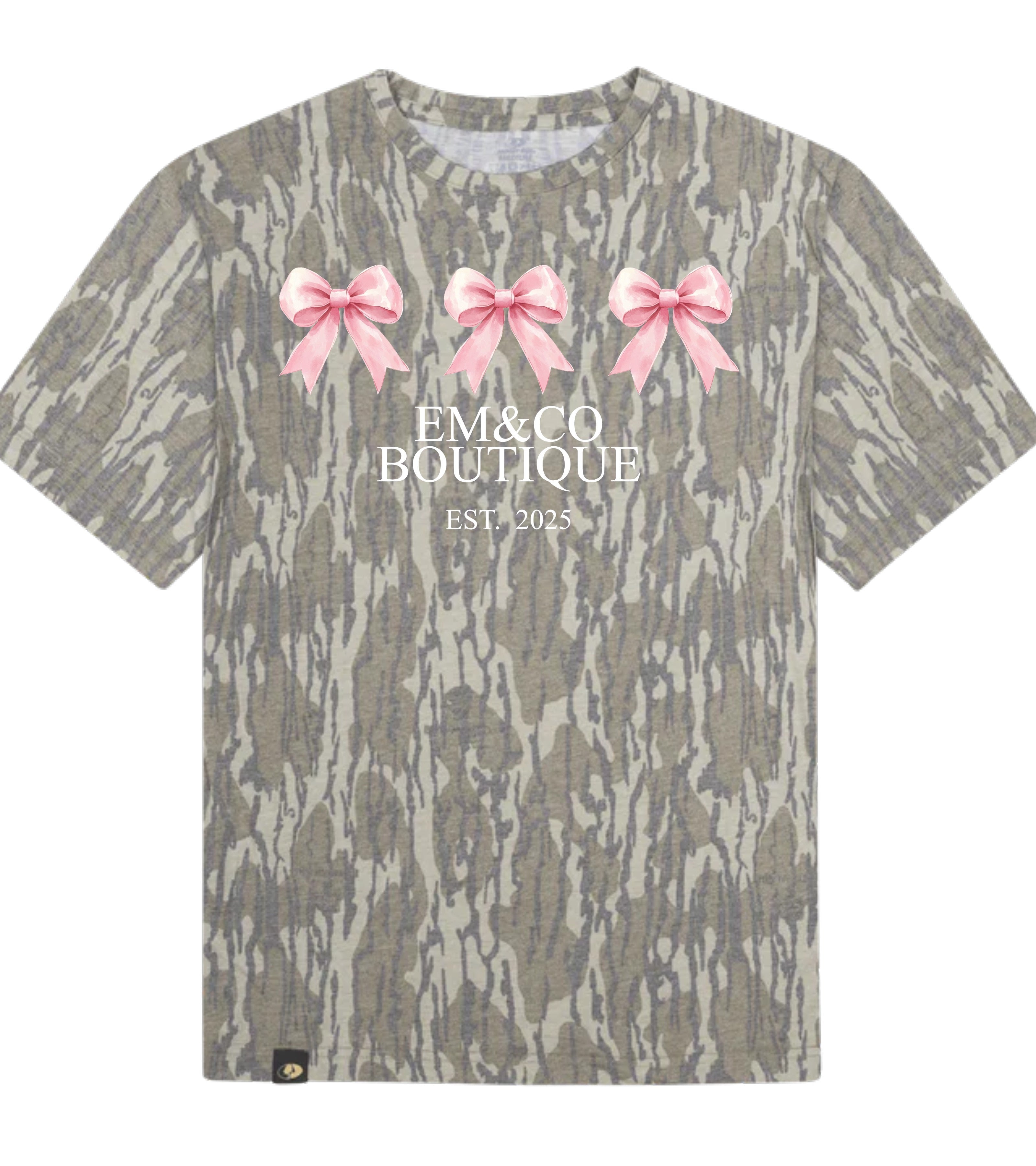 EM&CO MOSSY OAK TEE