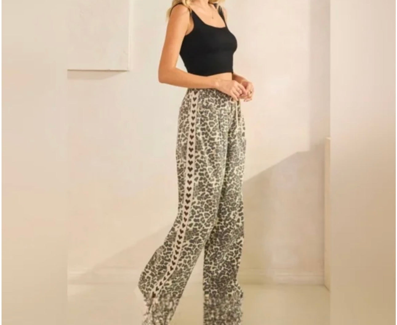 VERVET LEOPARD DENIM