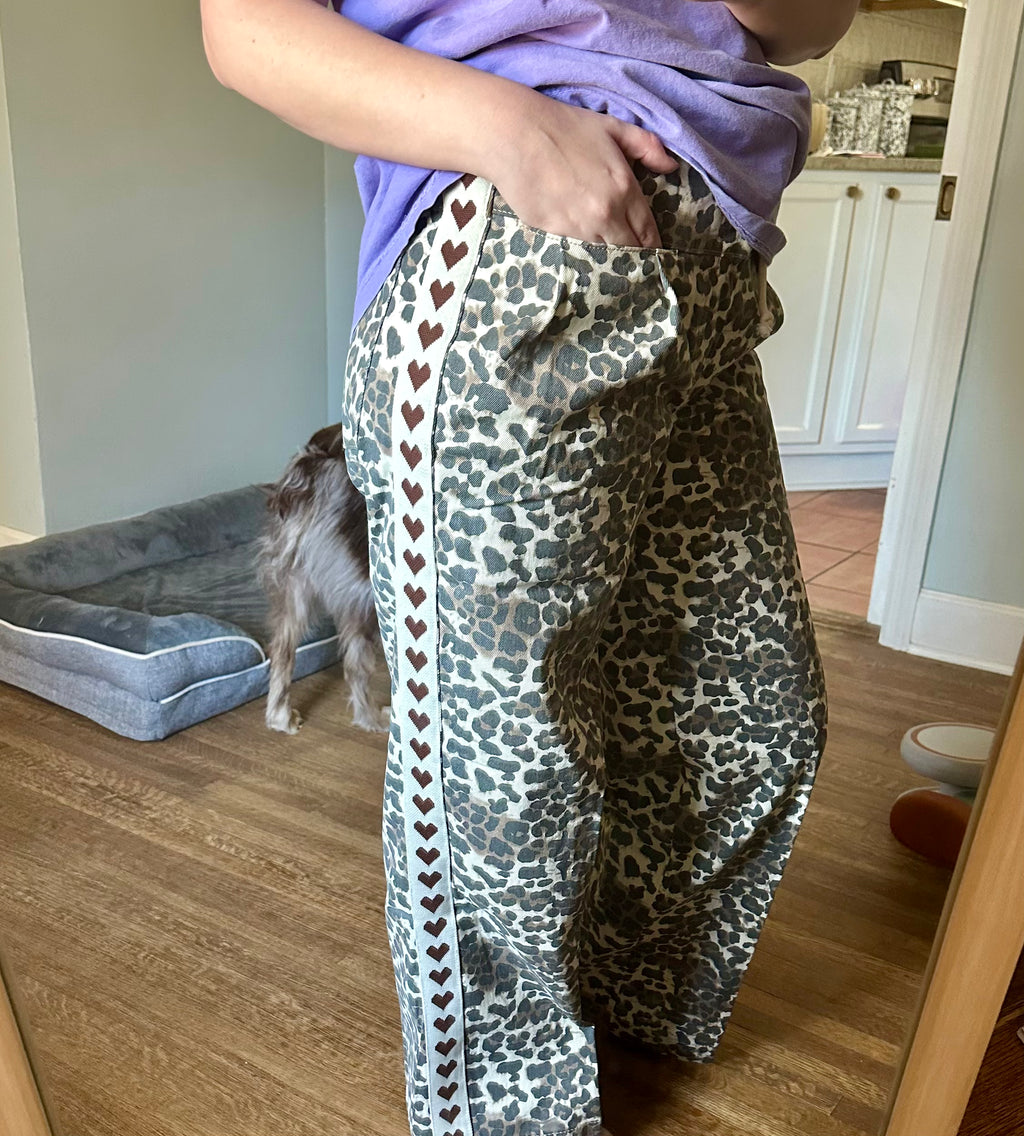 VERVET LEOPARD DENIM