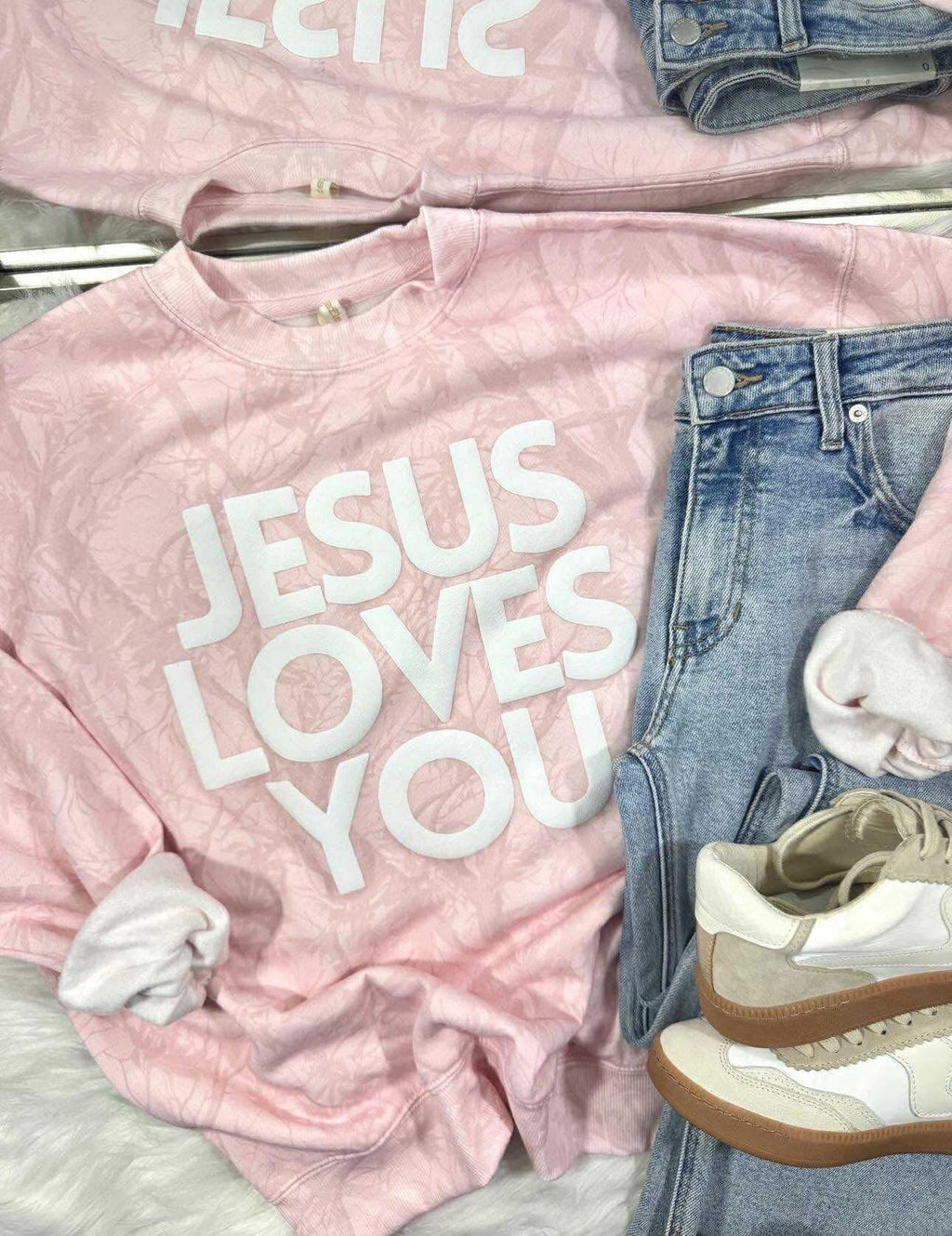 Pink Camo Sweatshirt