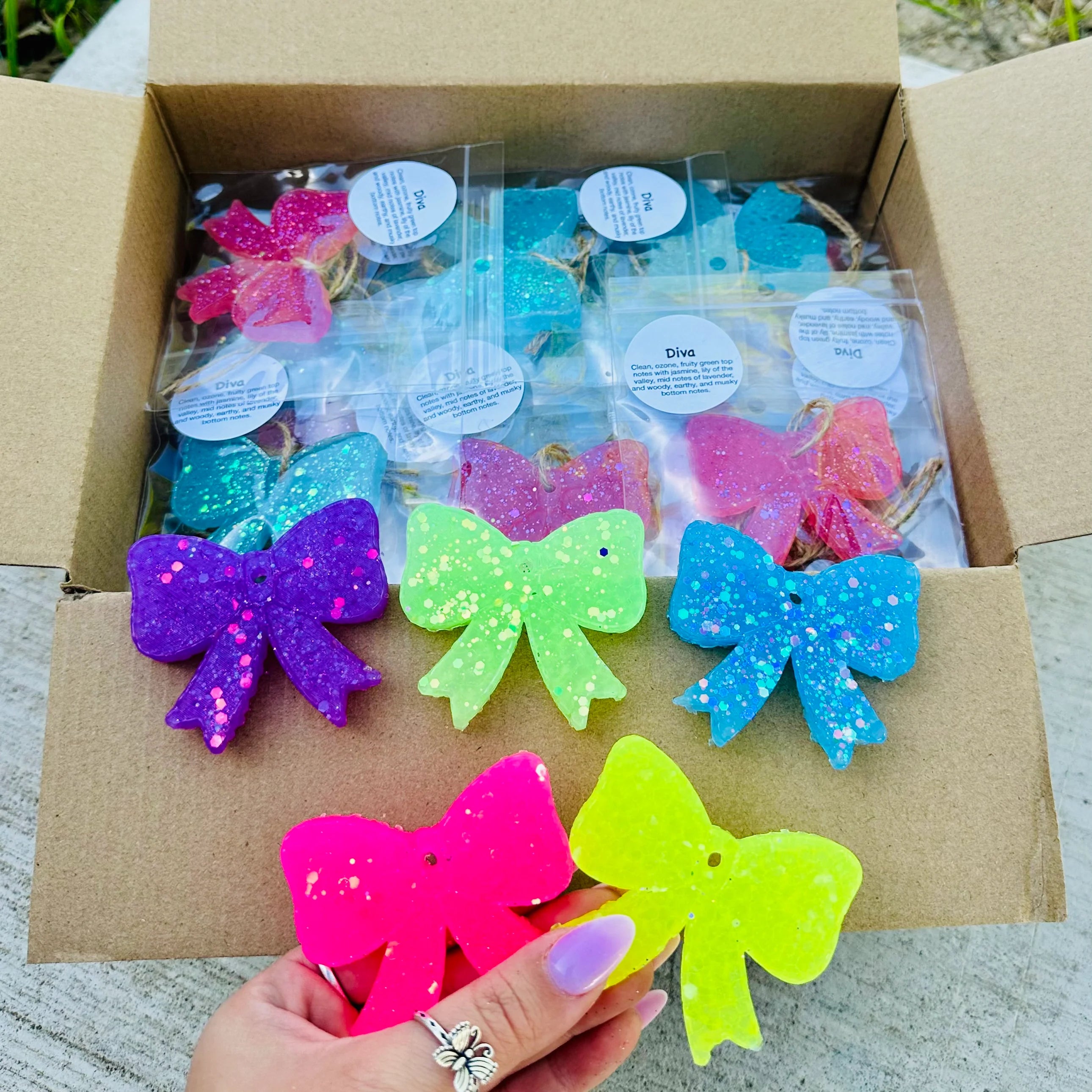 SUMMER MINI BOW CAR FRESHIES