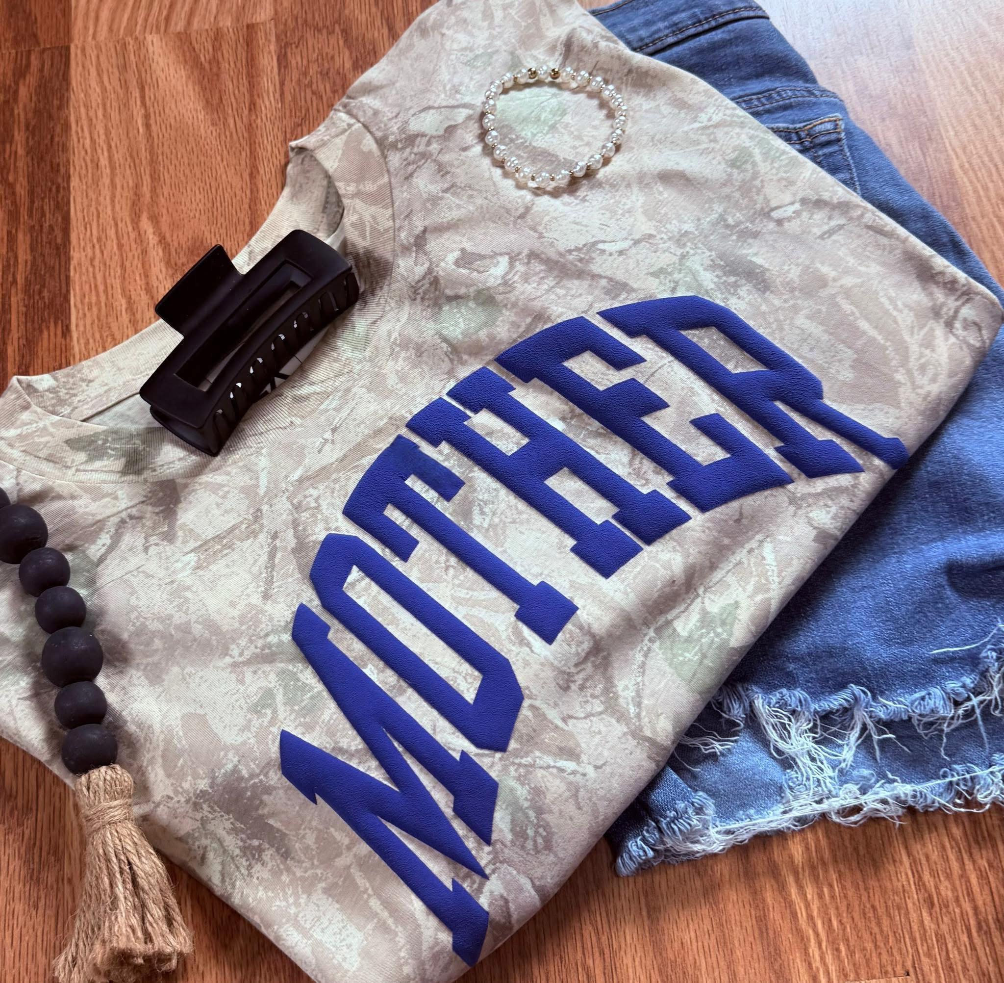 MOTHER | CAMO BOXY TEE